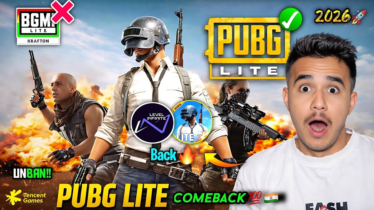 😱Pubg Lite Tencent! Comeback?💯 Update 2026 | Pubg MobileLite Old Back!😳 India Update 2026 🔥