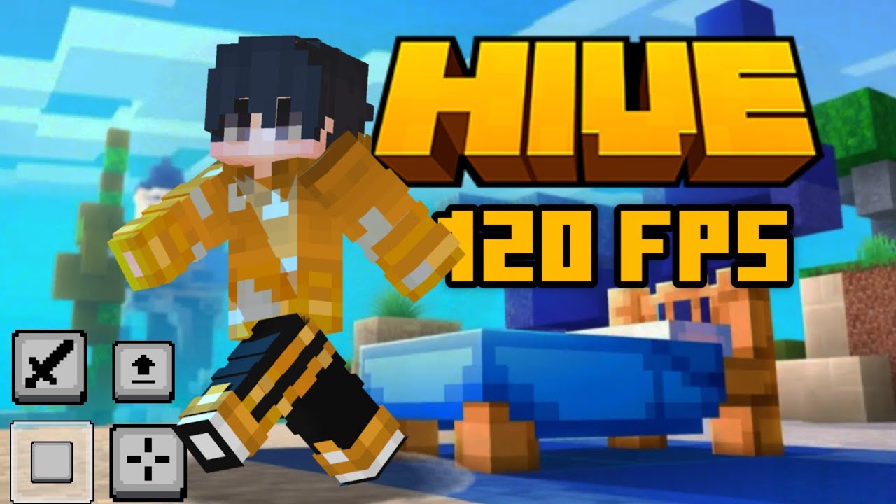 Playing hive bedwars (crazy comeback on the last game)