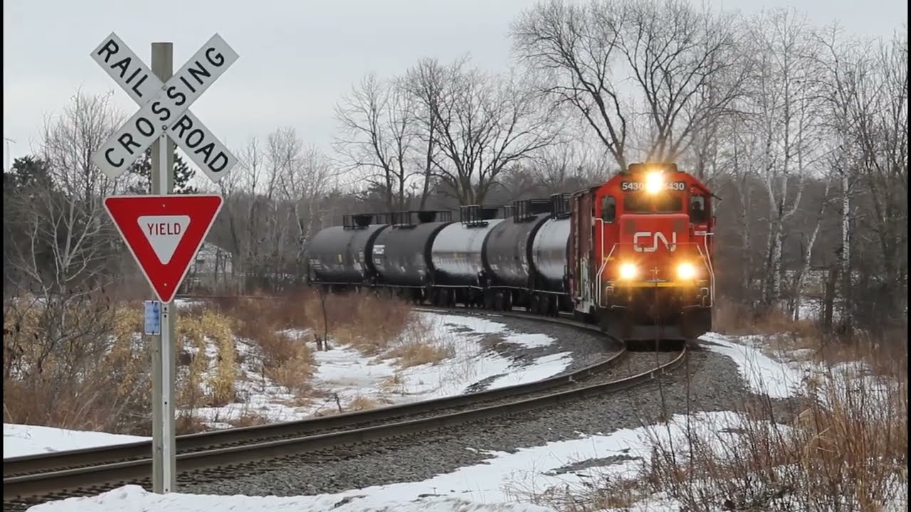 Chasing CN's L519 Local on the West end of the Barron Sub