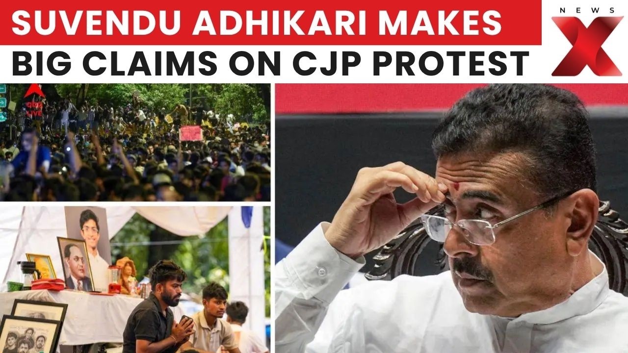 Kolkata Protest Row: Suvendu Adhikari Makes Explosive Claims On CJP Demonstration