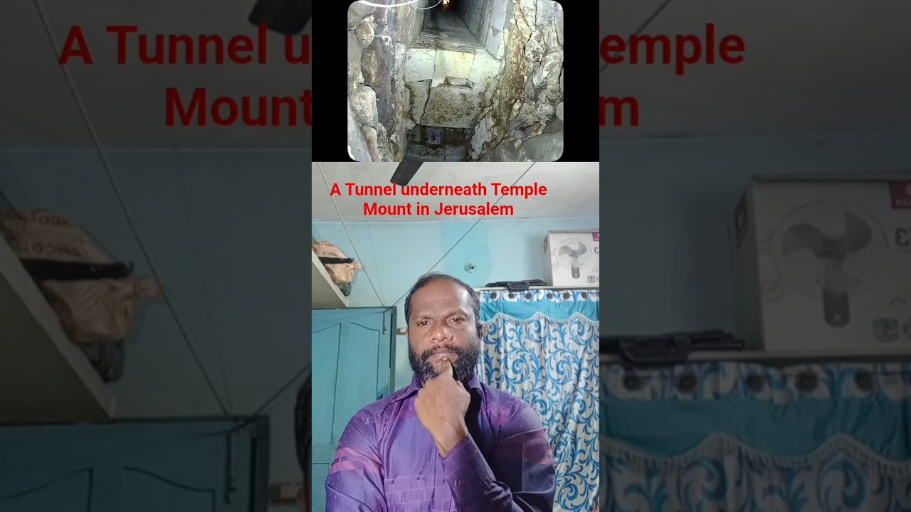 A Tunnel underneath the Temple Mount! 