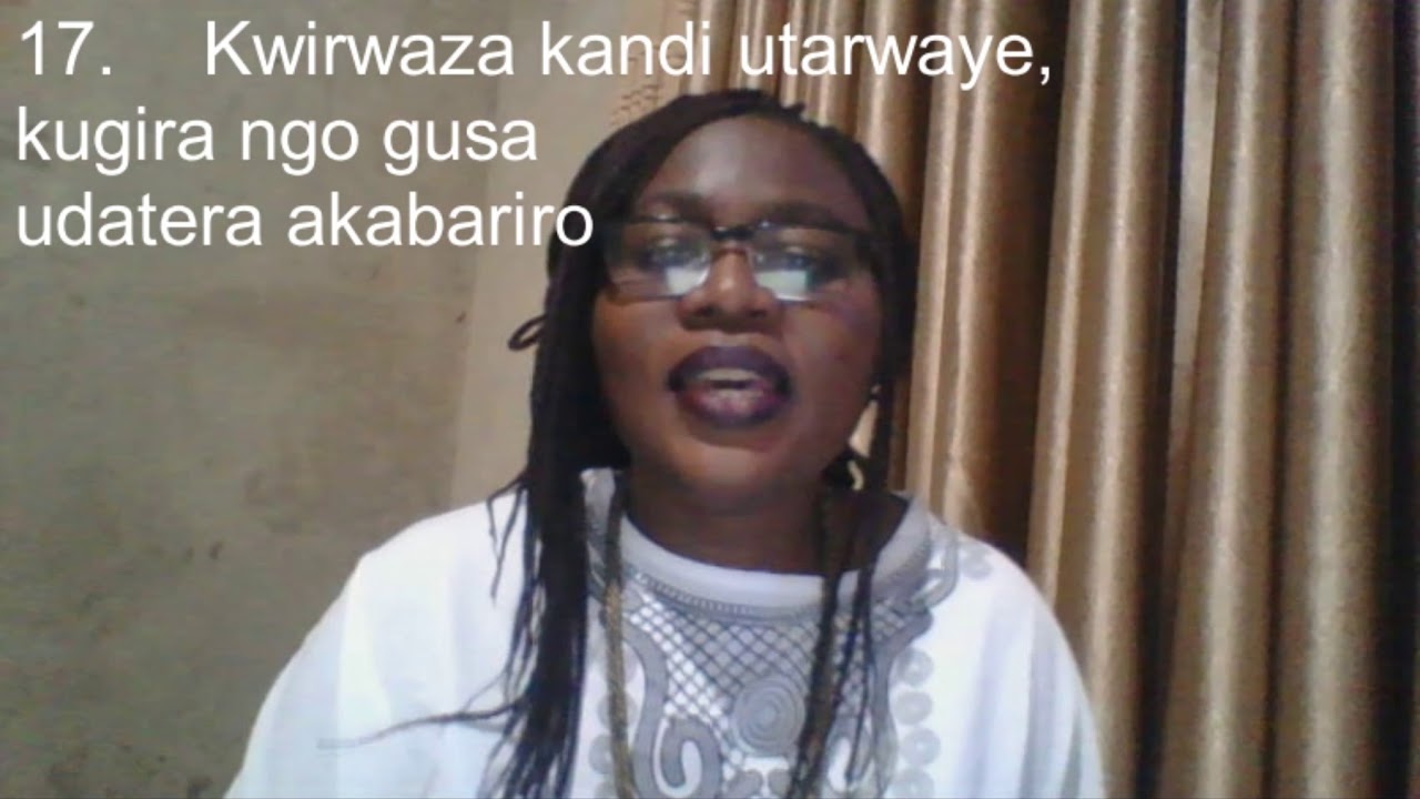 Ibintu 30 umugore w'umutima atakora mu rugo rwe