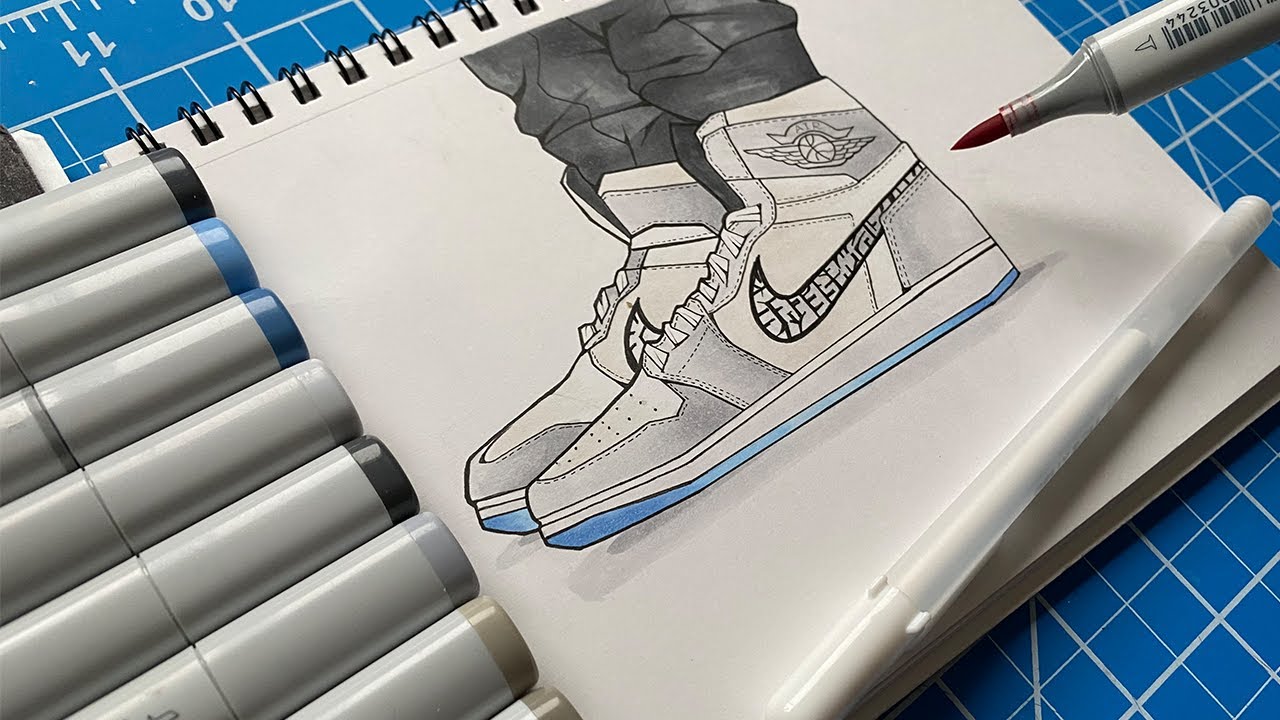 Drawing Sneakers For My Characters! 👟