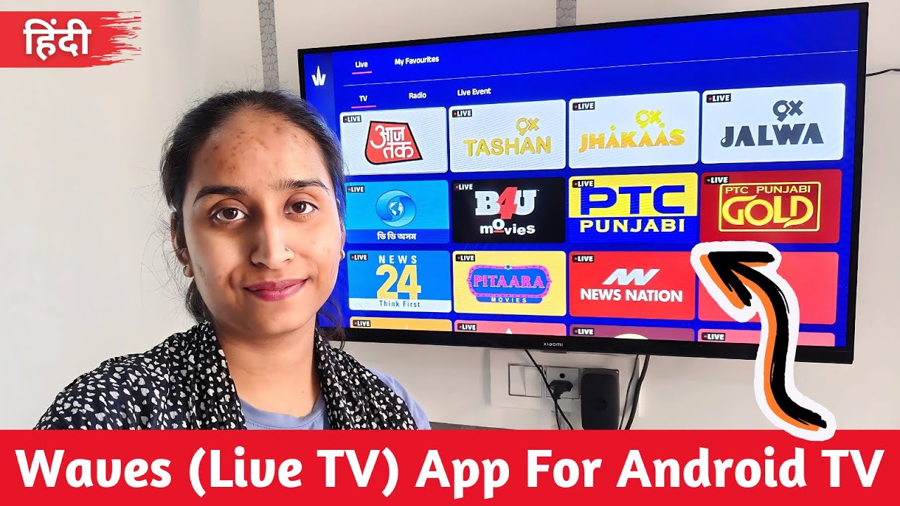 DD Free Dish App For Smart TV 💖 | How to Install Waves App in Android TV - Waves OTT App for TV