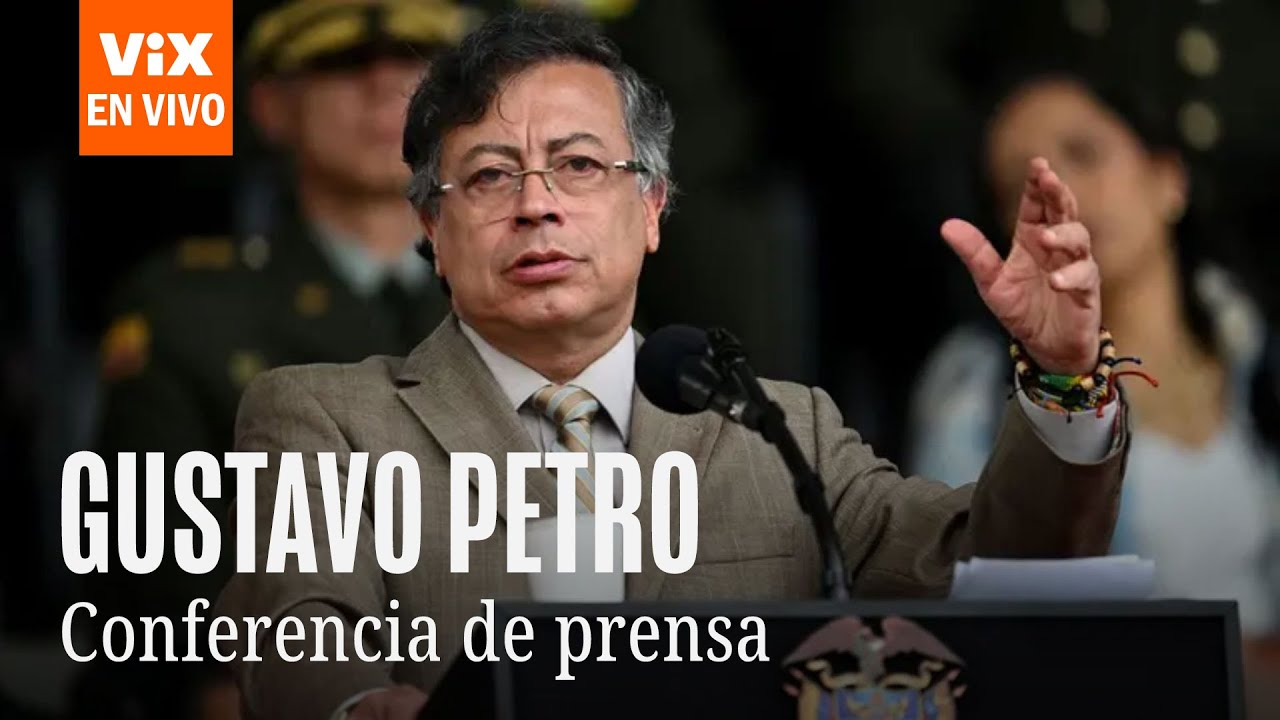 EN VIVO | Gustavo Petro, presidente de Colombia, habla luego de su reunión con Trump