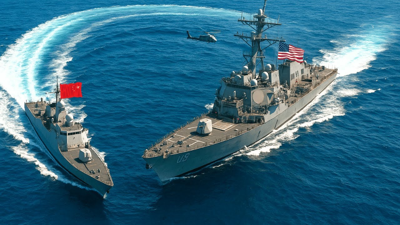 Китай СЛИШКОМ БЛИЗКО приблизился к кораблю ВМС США — и тут случилось ЭТО…
