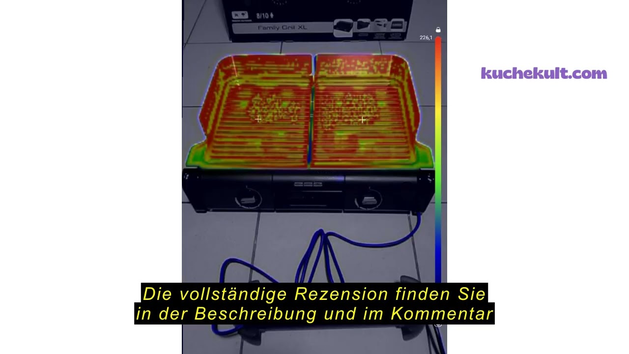 Produktbewertung Tefal BBQ Family Elektrischer Tischgrill, 2 getrennte Grillflächen, 2 Thermostate,