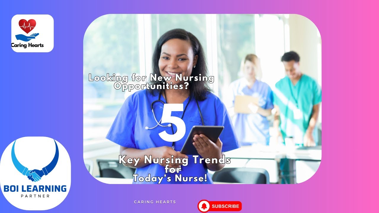 5 Key Nursing Trend an internationally Trained Nurse can Benefit From