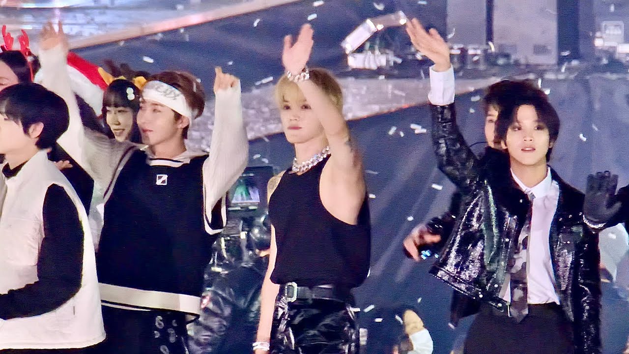 [4K] 221224 태용 엔딩 직캠 TAEYONG focus fancam / SBS 가요대전 Ending