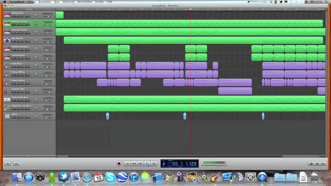 Lady Gaga - Pokerface (GarageBand '09 Cover)