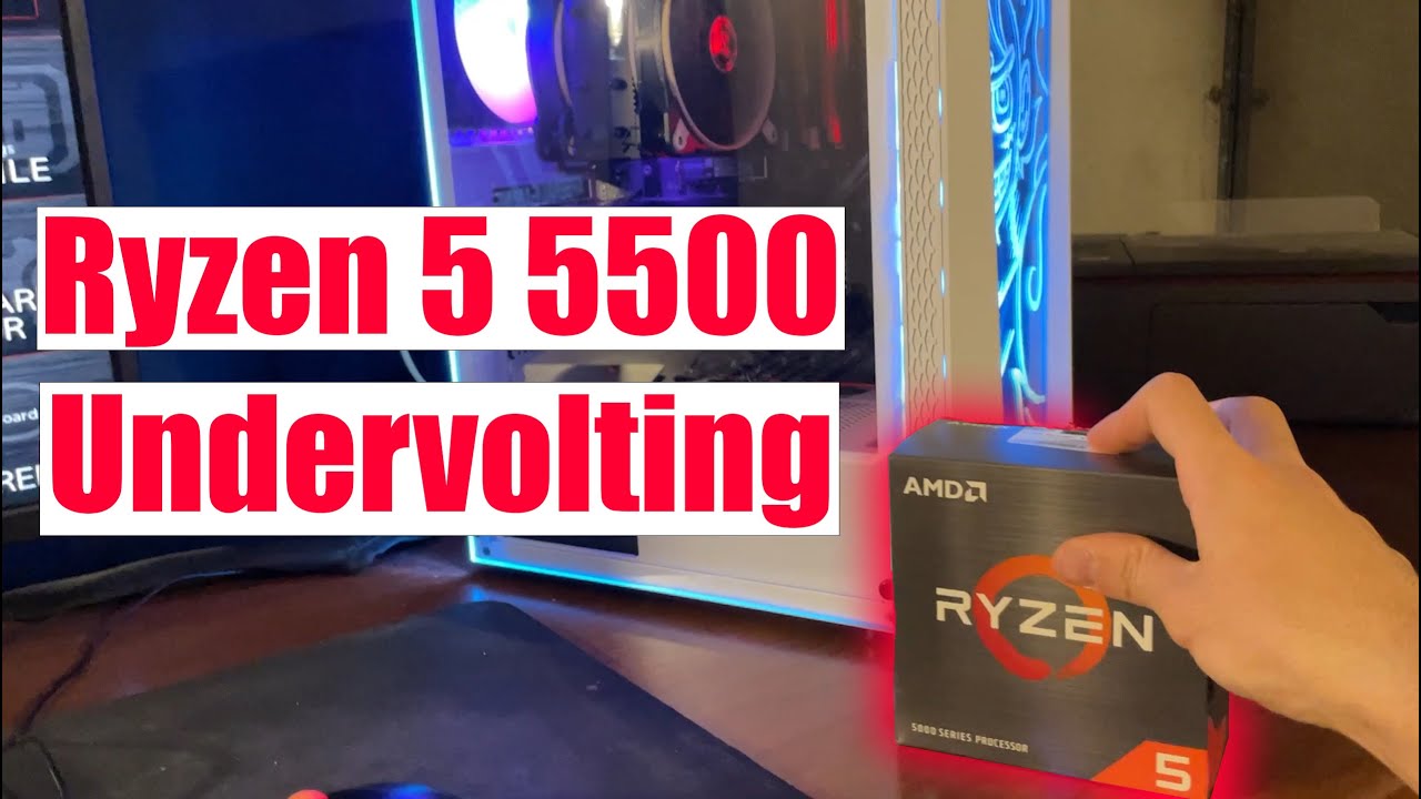 Понизьте напряжение вашего Ryzen 5 5500, чтобы увеличить FPS и снизить температуру!