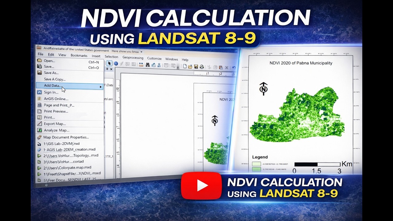 How to make NDVI using Landset 8-9