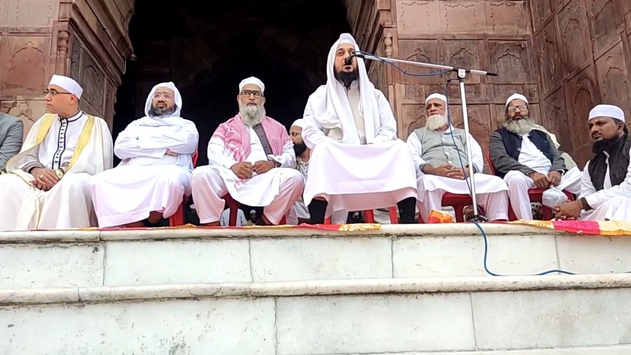 HAZRAT QARI ABDUL AZIZ SAHAB FALAHI TARTEELAN TILAWAT IN TAJ-UL-MASAJID BHOPAL