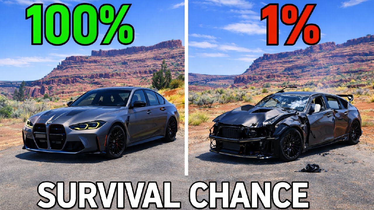 Realistic Survival Chance Crashes #1 | BeamNG.drive