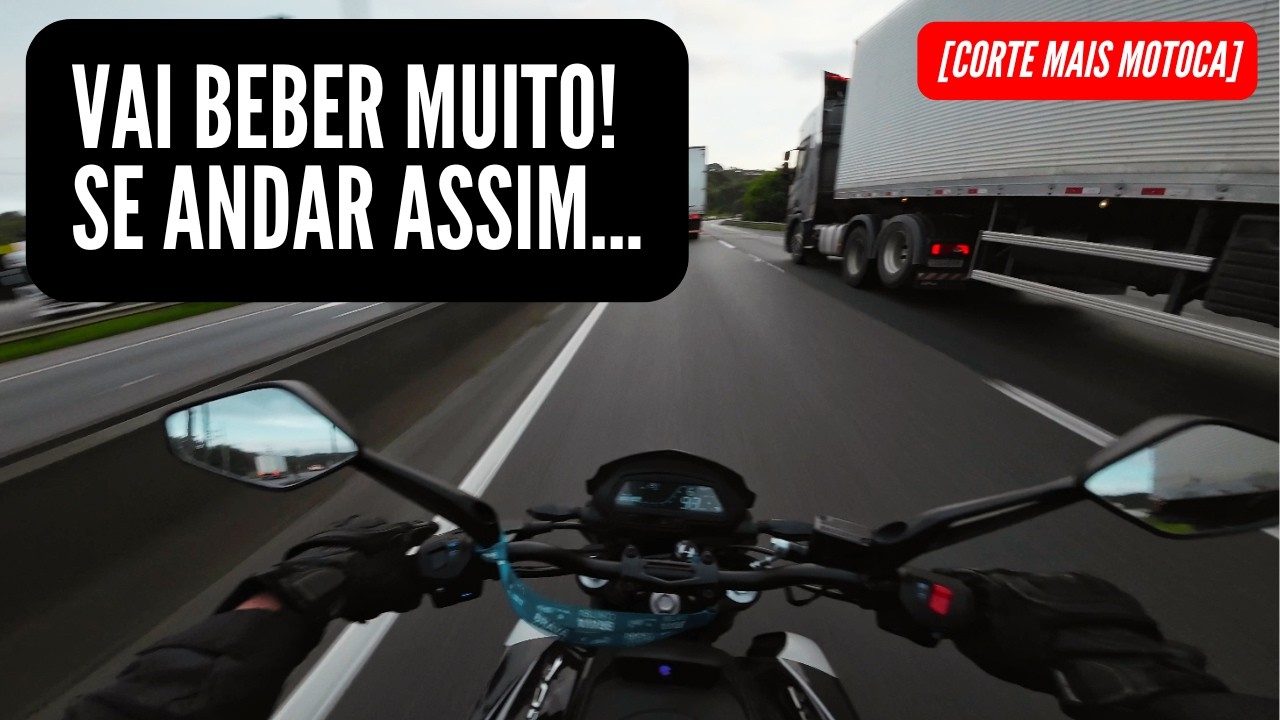 Consumo da Dominar 250 na rodovia. 1&ordm; teste &agrave; 100, 110 km/h: Primeiros 20km
