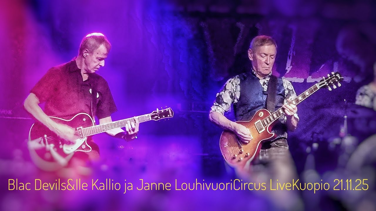 Black Devils&Ile Kallio ja Janne Louhivuori, Circus Live Kuopio 21.11.25
