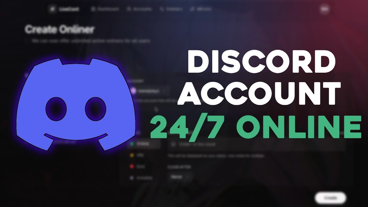 Keep Your Discord Account Online 24/7 🚀 | Multi Account Onliner with custom RPC.