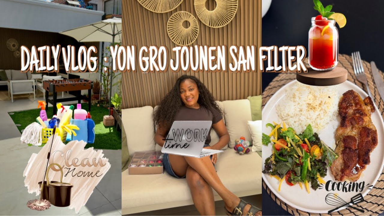 YON JOUNEN VLOG FULL NAN LAVIM SAN FILTER / VRE LAVIM DEYE CAMERA PANDAN YON JOUNEN / STRESS FATIG 