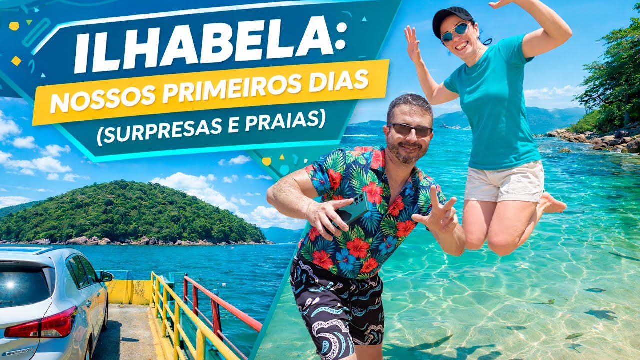 Ilhabela: Travessia de Balsa, Pousada Altamira e 1º Dia na Praia do Curral (Vlog Completo)