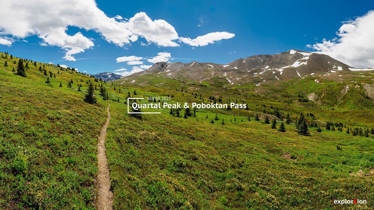 A Bike 'n Hike up Poboktan Creek to Poboktan Pass and Quartal Peak in Jasper National Park