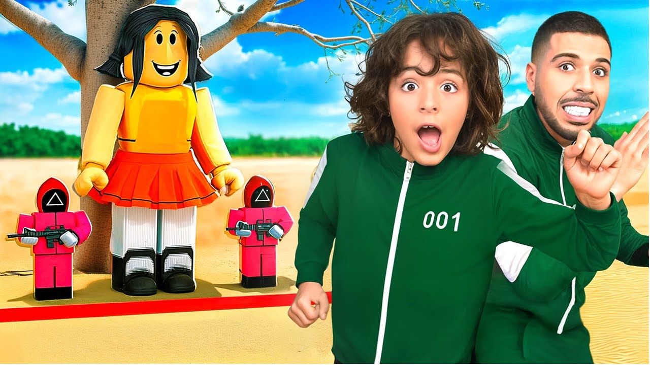 Mon FRÈRE JOUE A SQUID GAME POUR LA PREMIÈRE FOIS ! Souka roblox