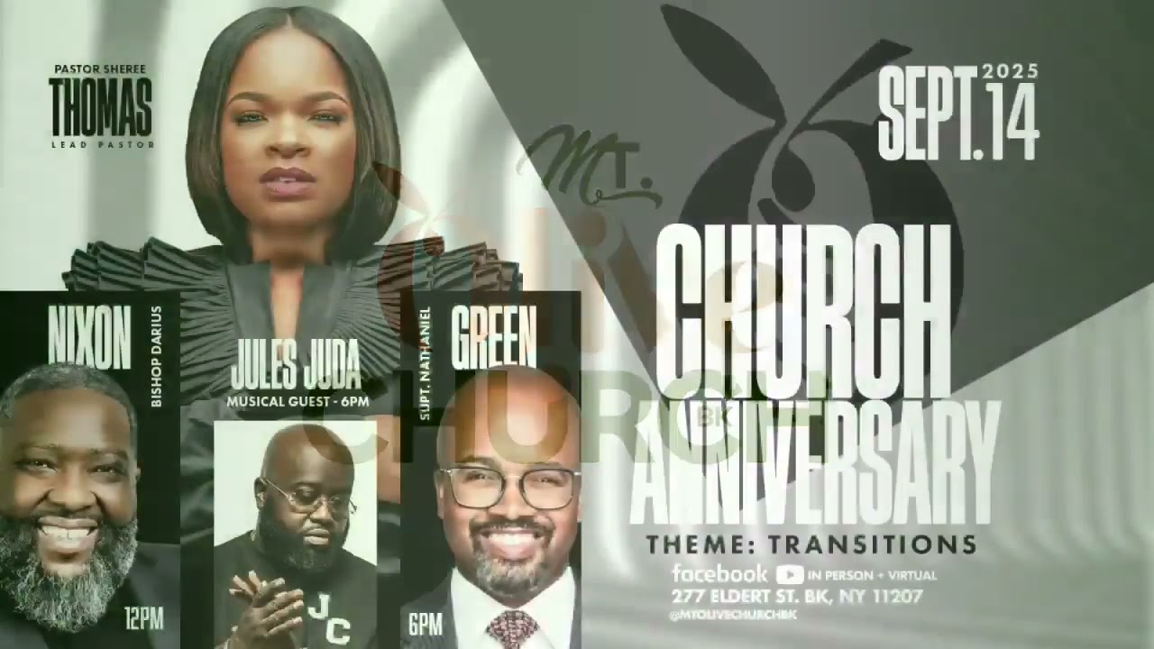 Church Anniversary at The Mount with Bishop Darius J. Nixon