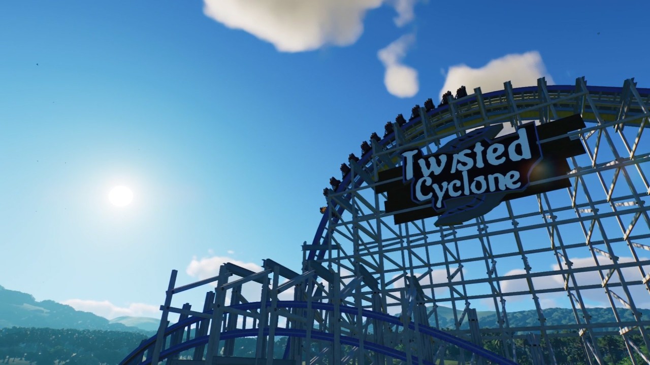Twisted Cyclone Offride Planet Coaster 2 (made by IIIBellIII)