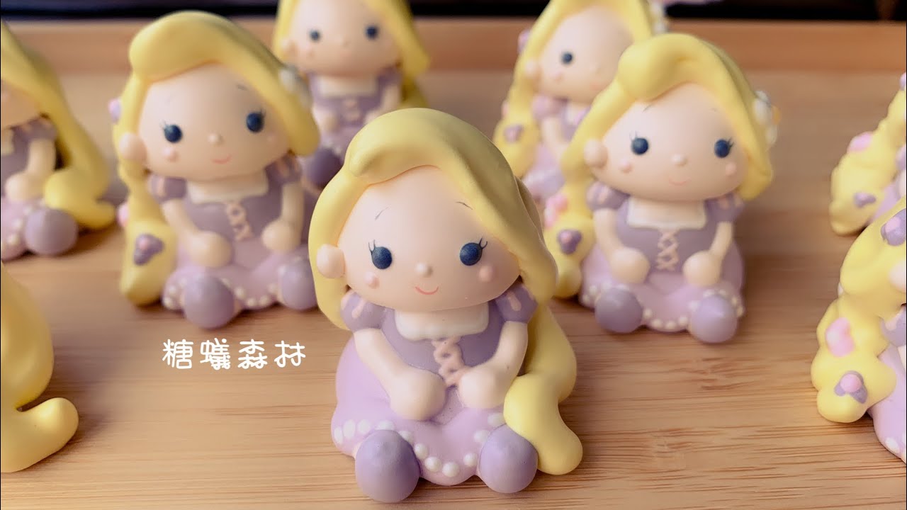 ［甜到懷疑人生］Meringue Cookies立體馬林糖製作-長髮公主樂佩