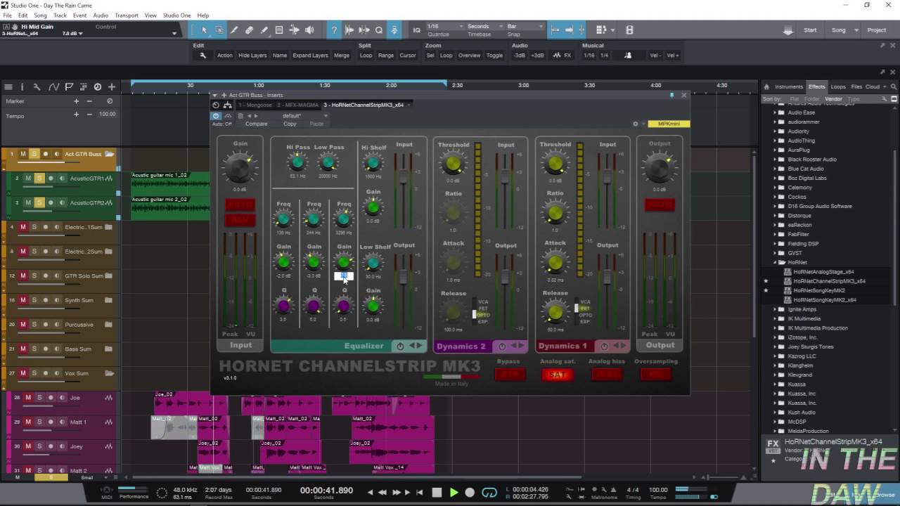 HoRNet ChannelStrip MK3 Overview