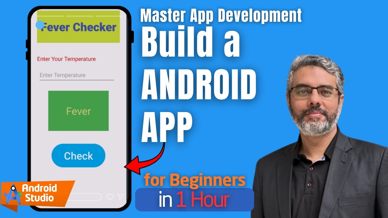 Fever Checker Android App from Scratch | Lesson 7 — Android Studio Full Course 2026