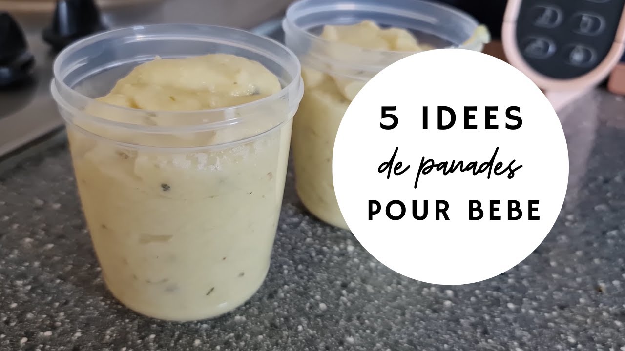 5 IDEES DE PANADE POUR BEBE - diversification alimentaire (astuces & conseils)