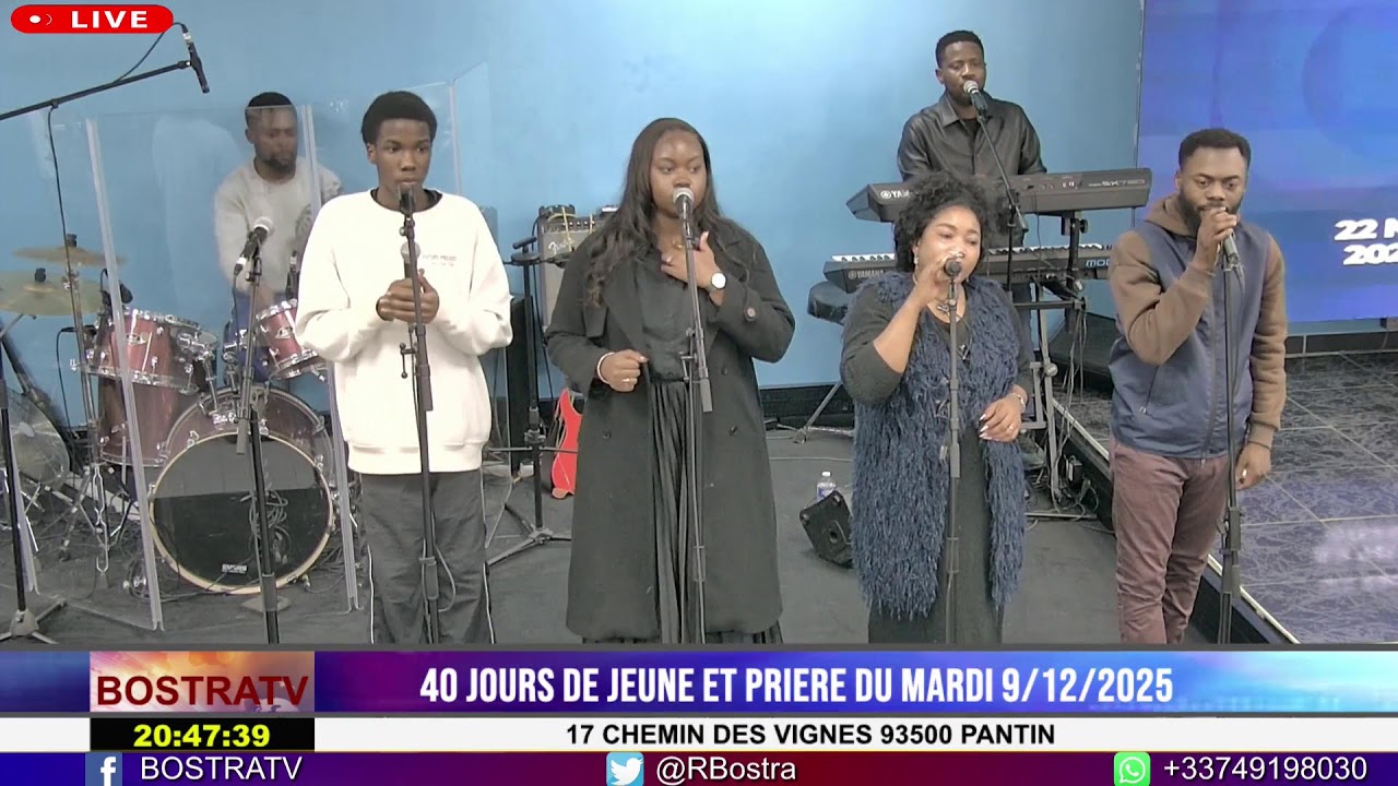 40 JOURS DE JEUNE ET PRIERE DU MARDI 9/12/2025
