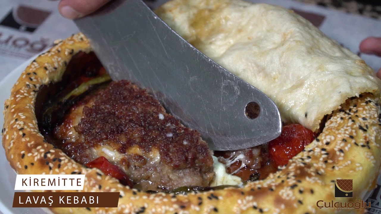 KİREMİTTE LAVAŞ KEBABI