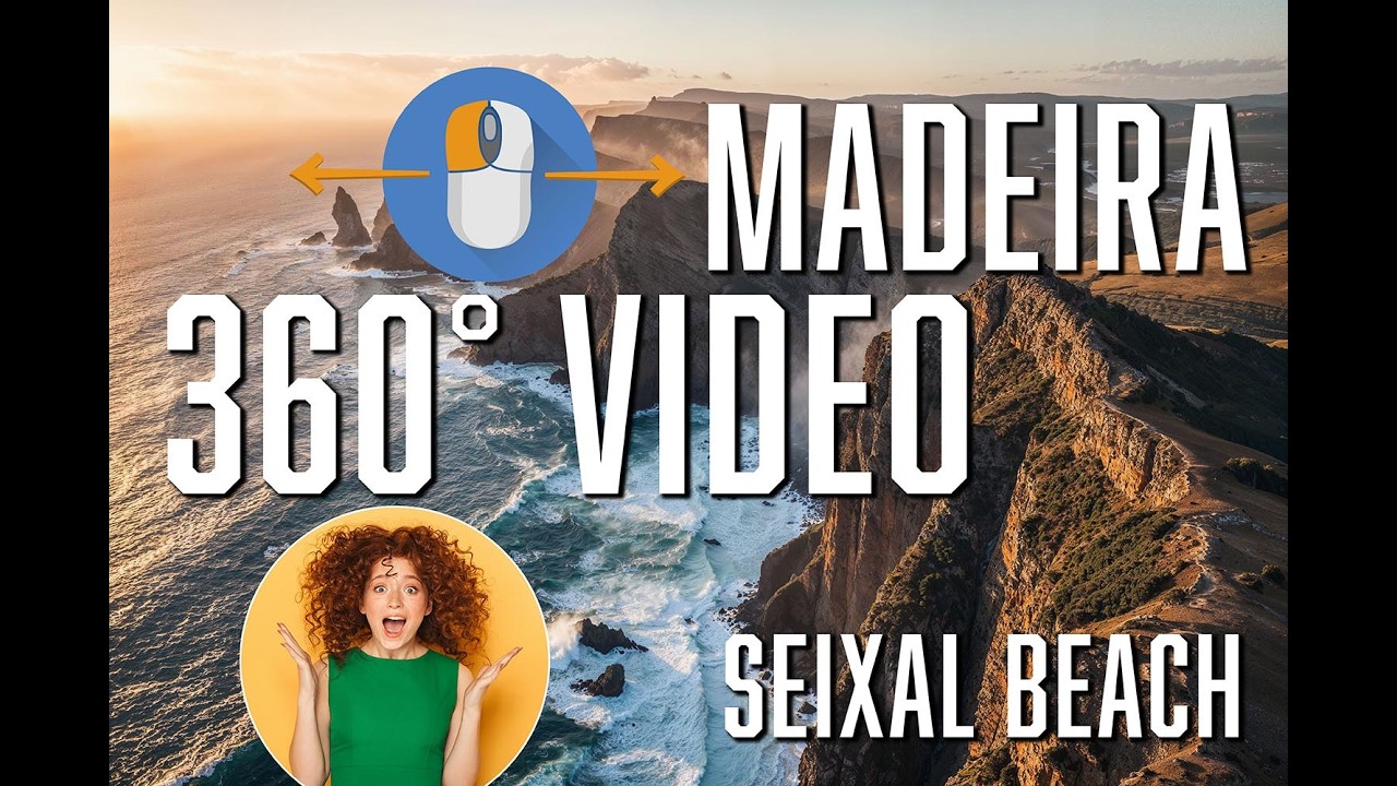 Explore Madeira in 360° - Video - Seixal Beach Madeira, Portugal - 4K