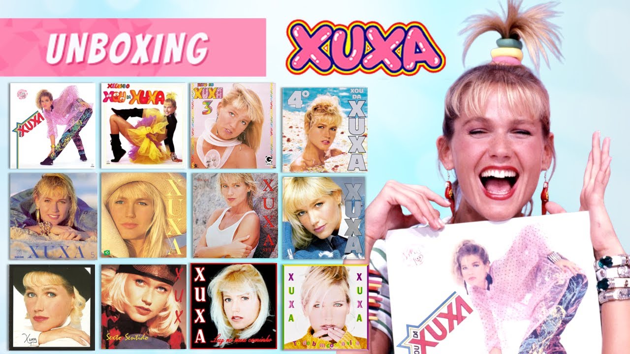 MINHA COLEÇÃO DE DISCOS DE VINIL DA XUXA!