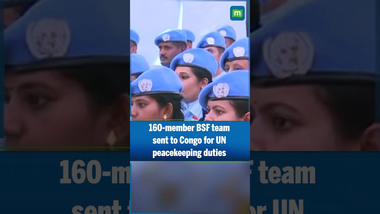 BSF Deploys 160 Member Contingent, Including Women, to UN Peacekeeping Mission in Congo