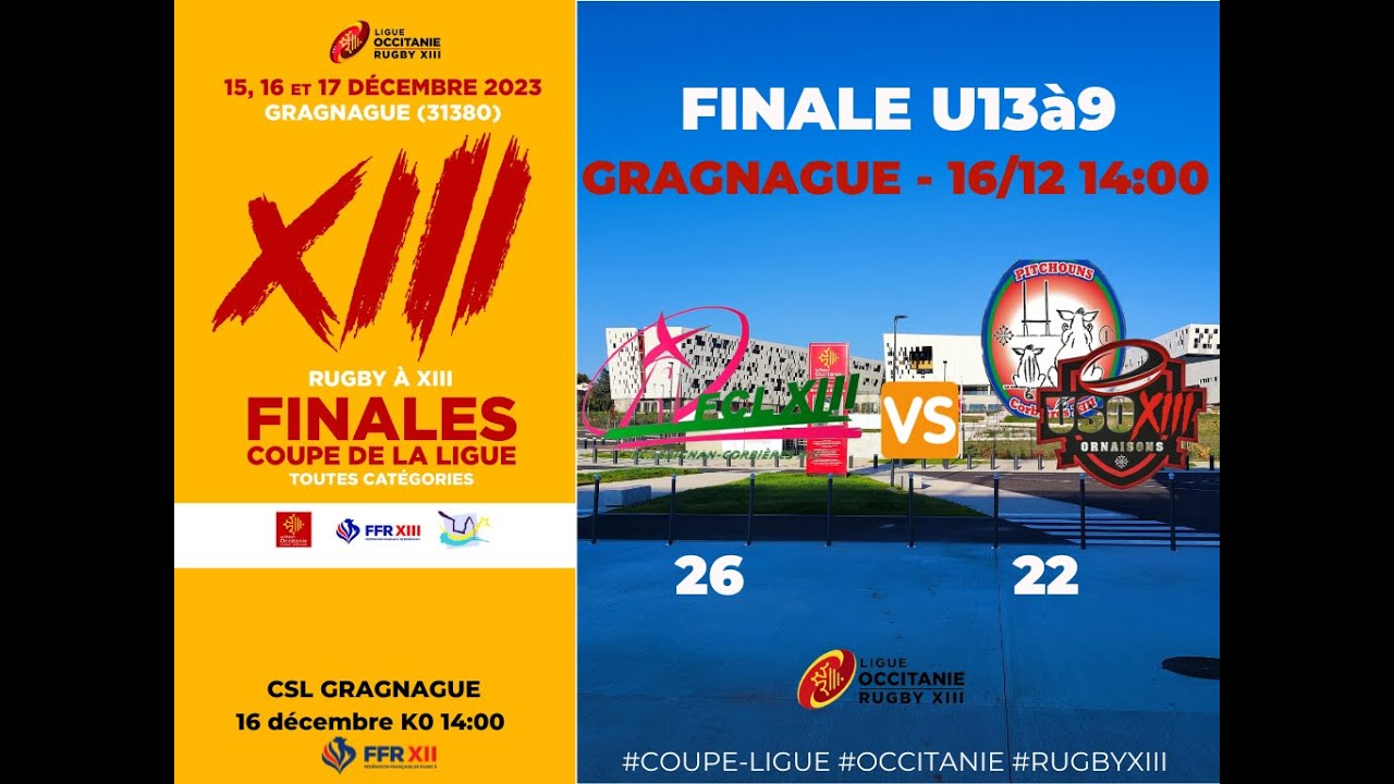 U13à9 - FC Lézignan / 1ere mi-temps Pitchouns des Corbières Lagrasse - Ornaisons