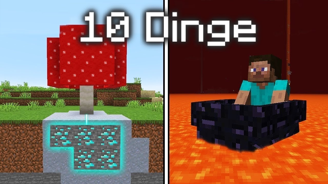10 DINGE in MINECRAFT die du noch NICHT wusstest
