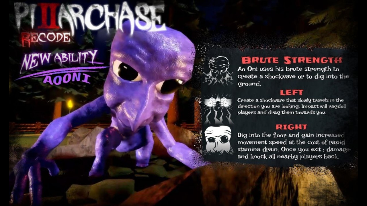 AO ONI NEW CHANGES PILLAR CHASE 2 RECODE GAMEPLAY