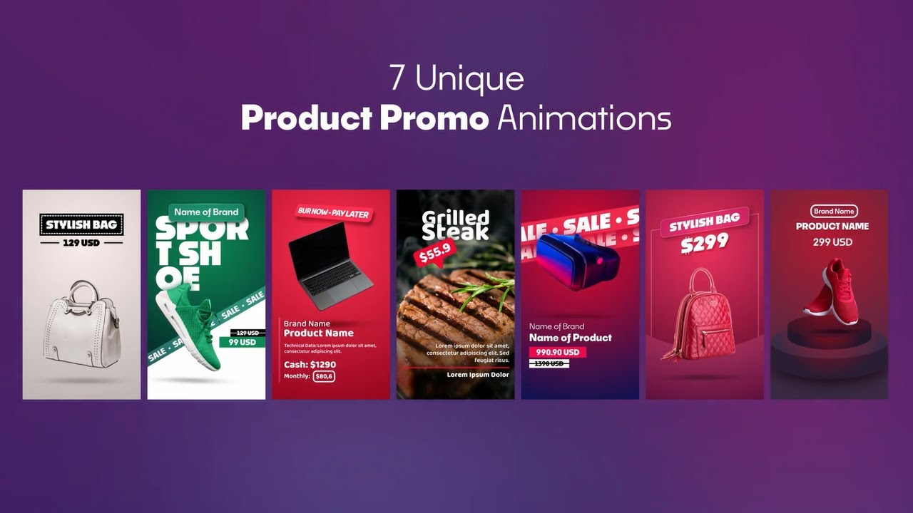 Product Promo Instagram Stories - After Effects Template