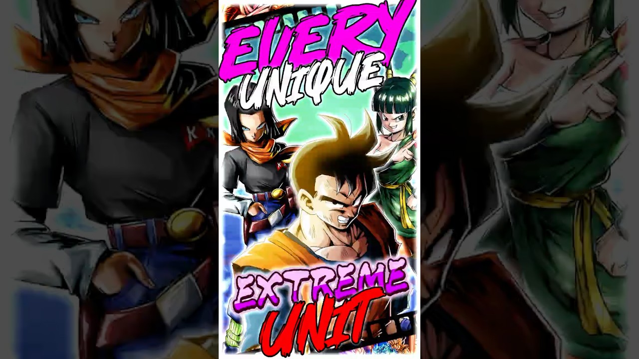Every UNIQUE Extreme Unit that exists in Dragon Ball Legends