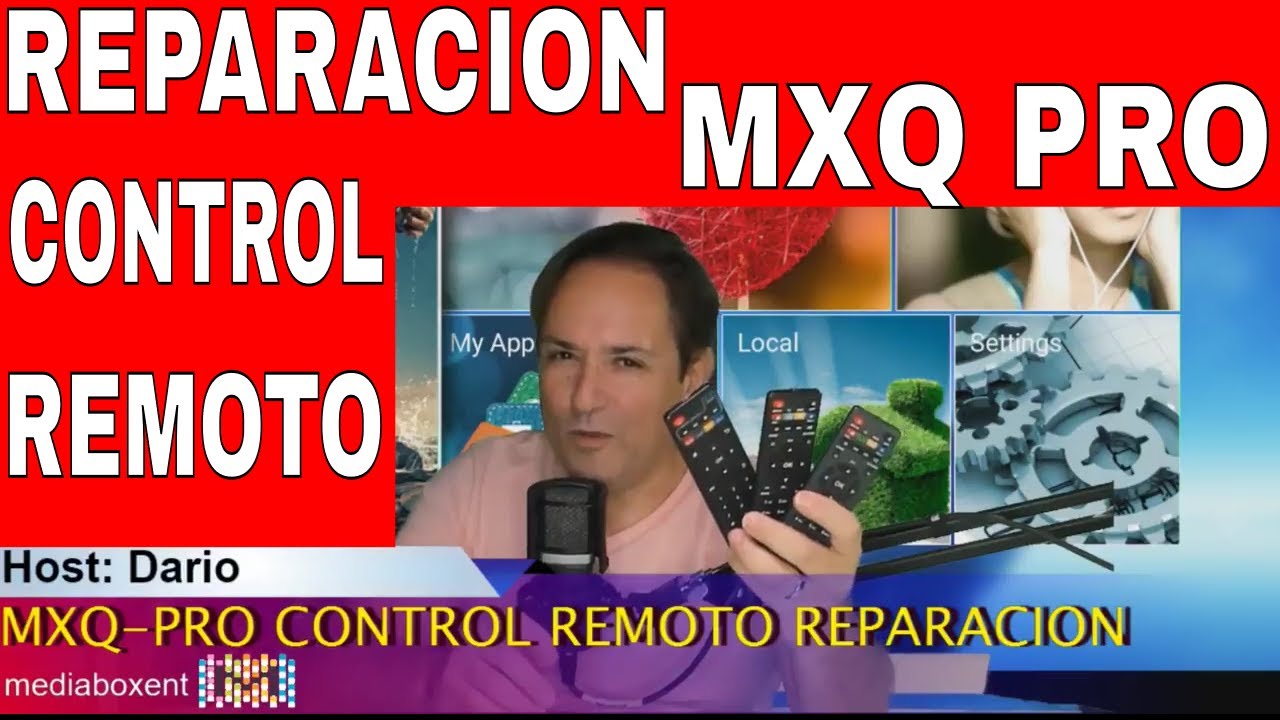 MXQ PRO 4K CONTROL REMOTO