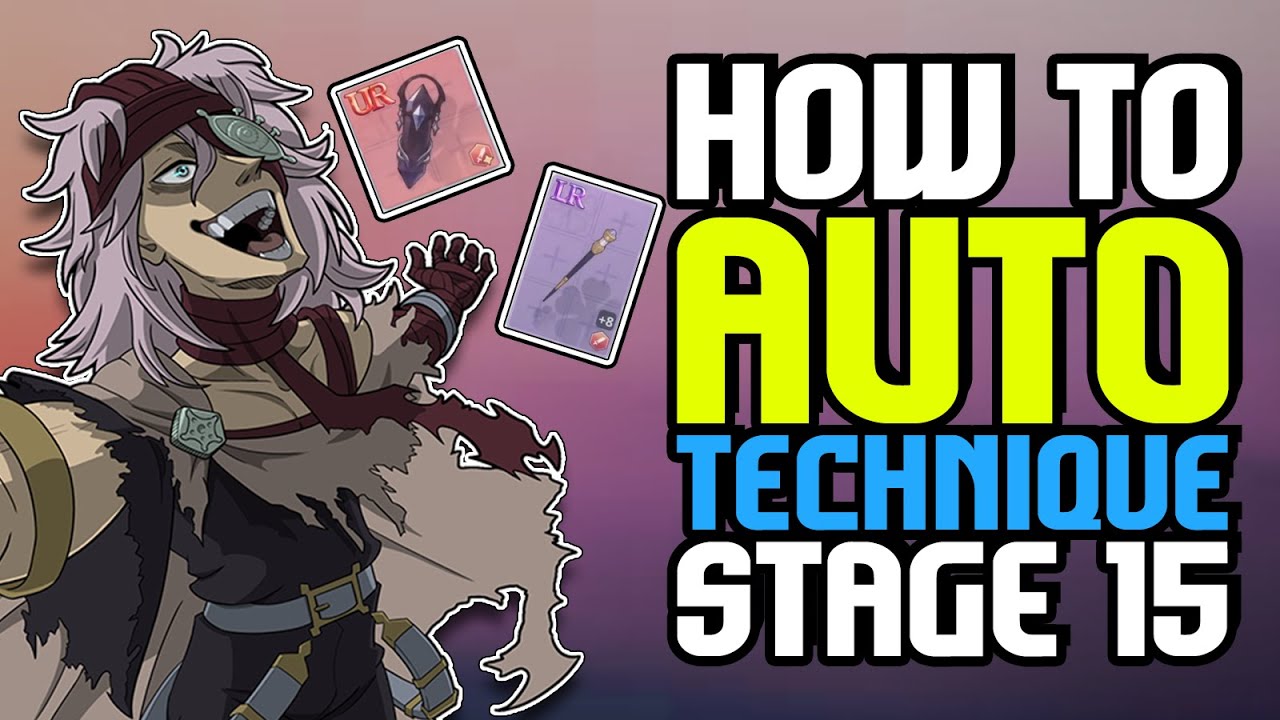 ***HOW TO AUTO BLUE DUNGEON STAGE 15*** Black Clover Mobile