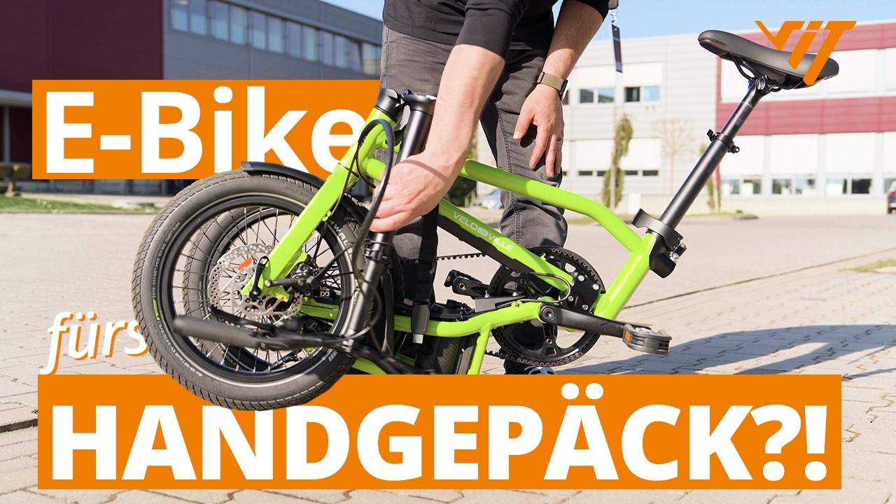 Velo de Ville Foldy 😮🚴‍♂️ Klapprad nach Wunsch mit oder ohne Motor!