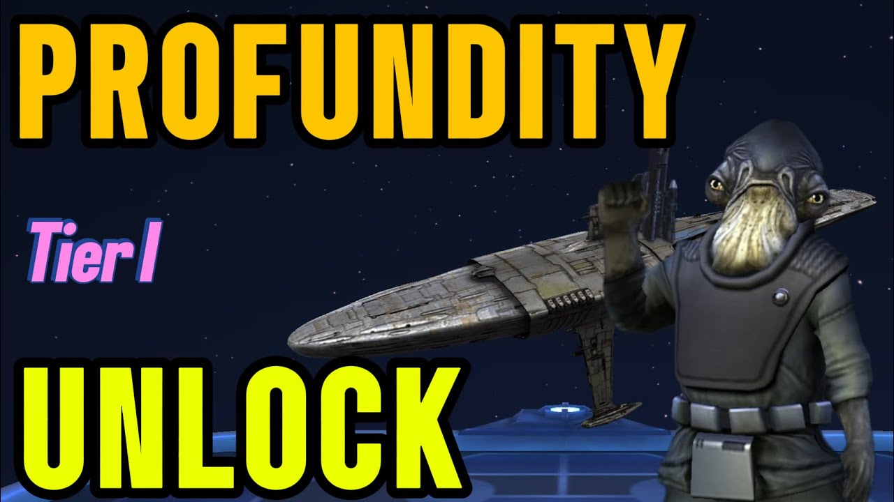 Profundity Journey – Tier 1 Guide in Description | Finalizer Battle Play Through| SWGOH