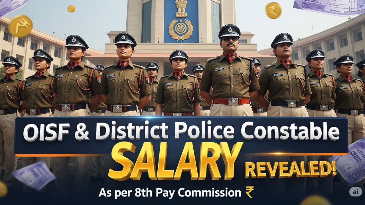 କେତେ Salary ମିଳିବ ?? 2025 OISF || CIVIL CONSTABLE JOB ରେ || 8th pay Commission || #salaryincrease
