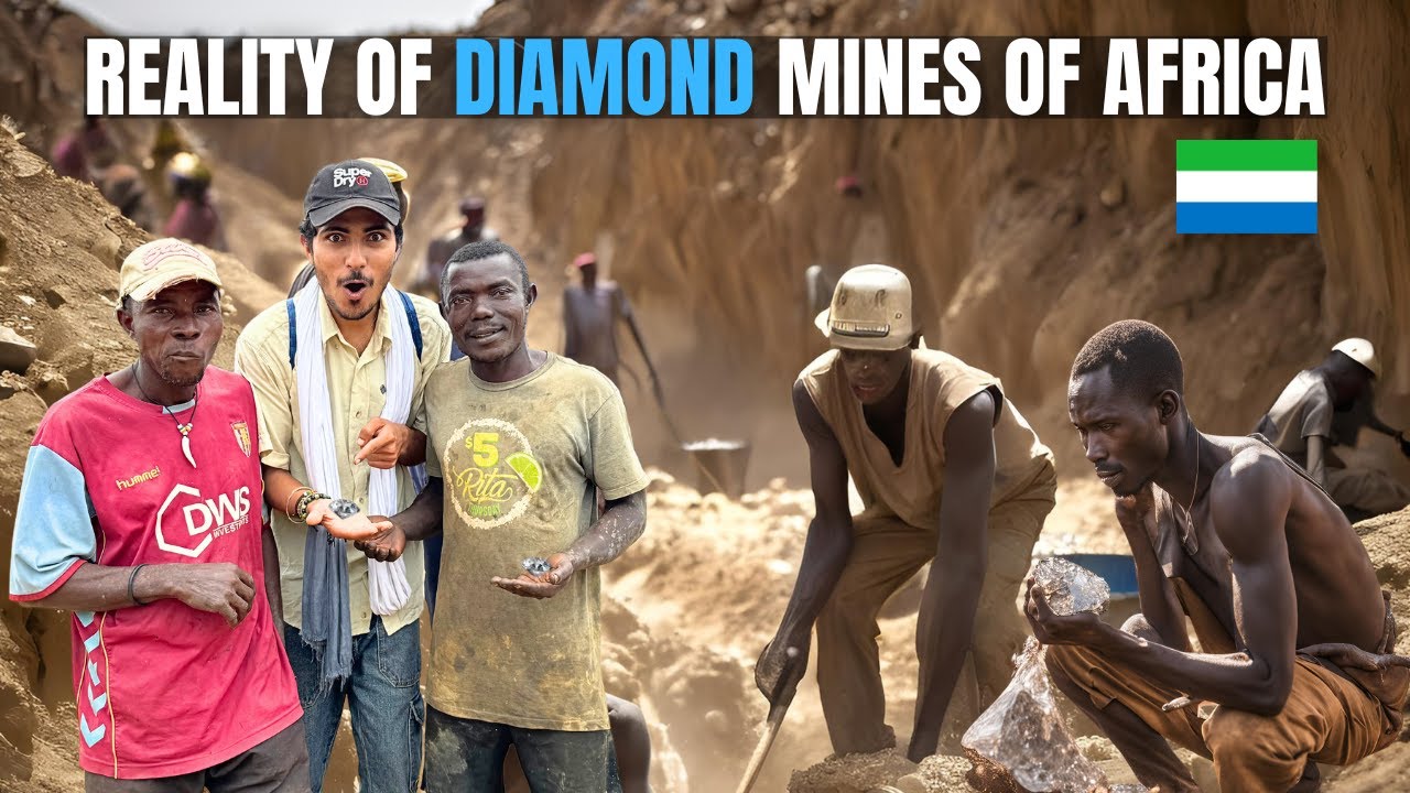 Inside Sierra Leone Diamond Mines | I found Real Diamond In Africa