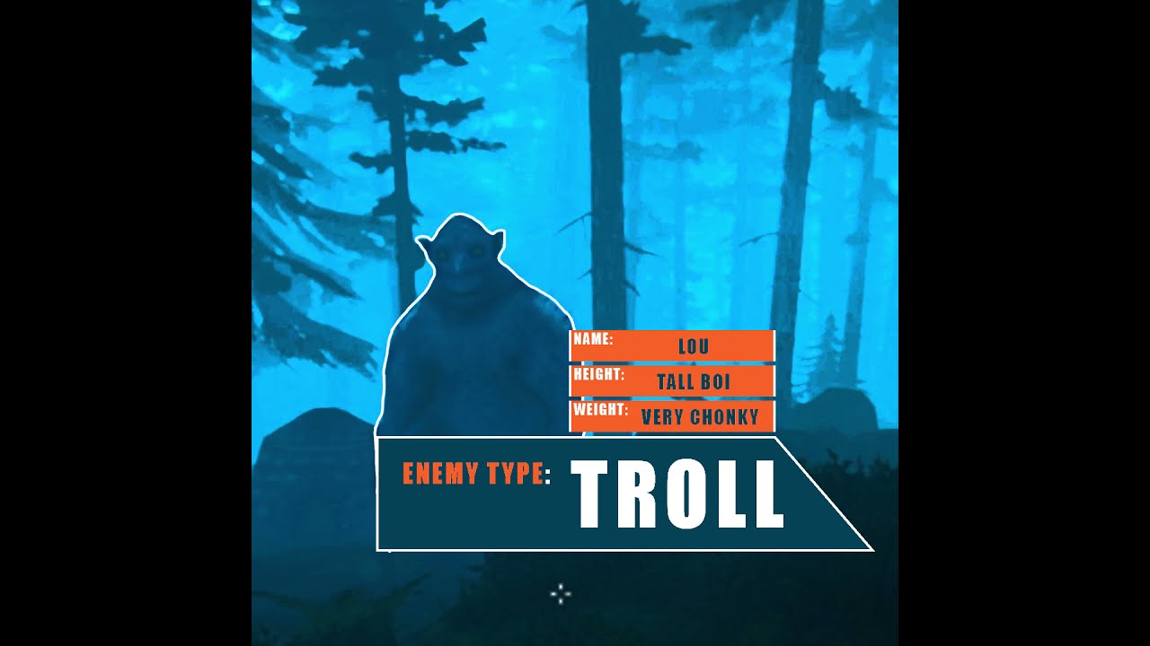 Valheim Enemy Profile - Troll #Shorts