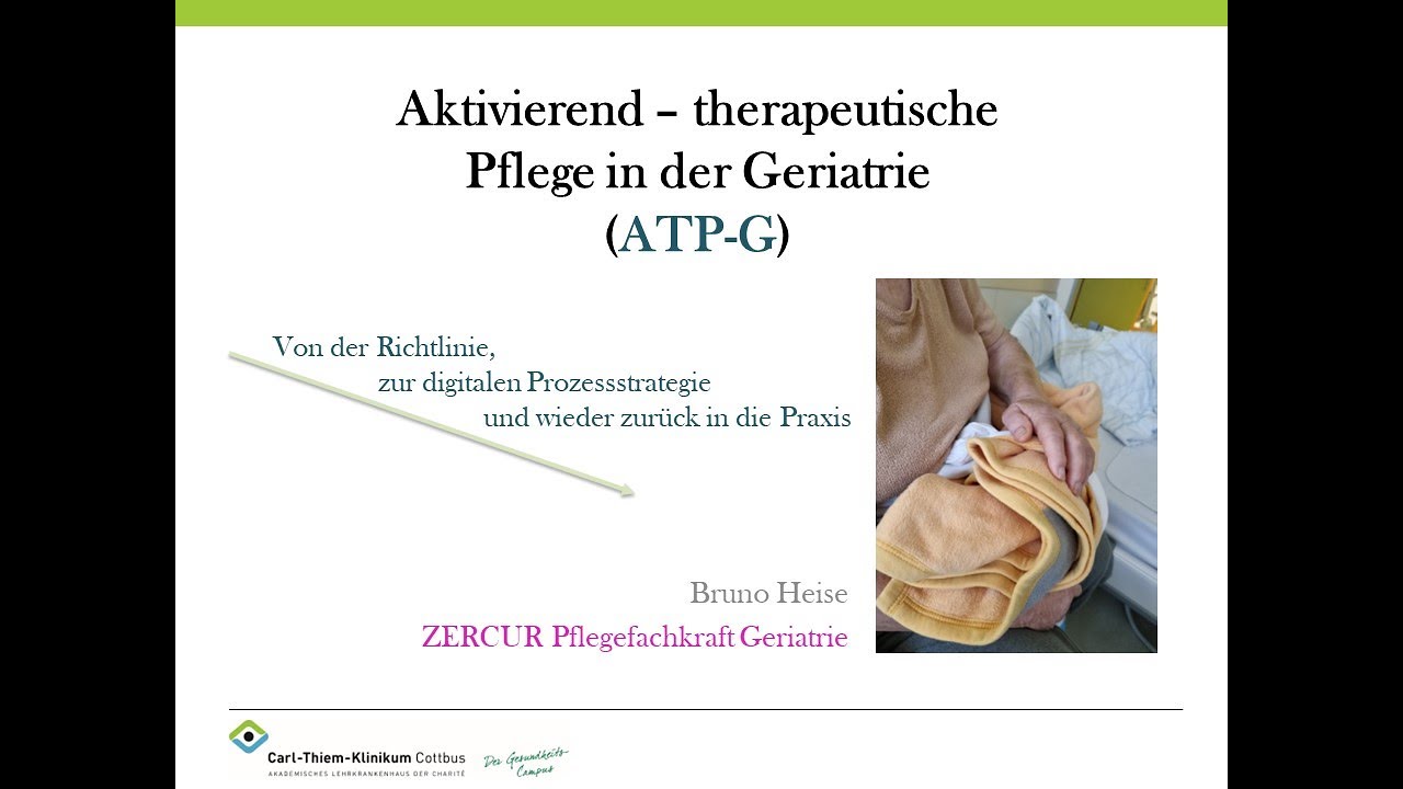 Aktivierend - therapeutische Pflege in der Geriatrie