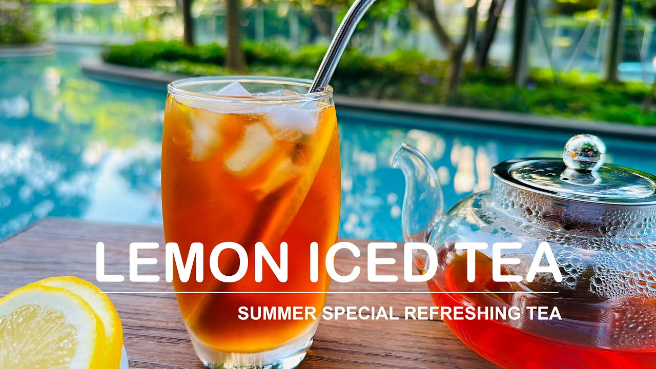 Lemon Iced Tea | Iced Lemon Tea |Summer Special Refreshing Tea | Iced Tea 🍋🧊☕️